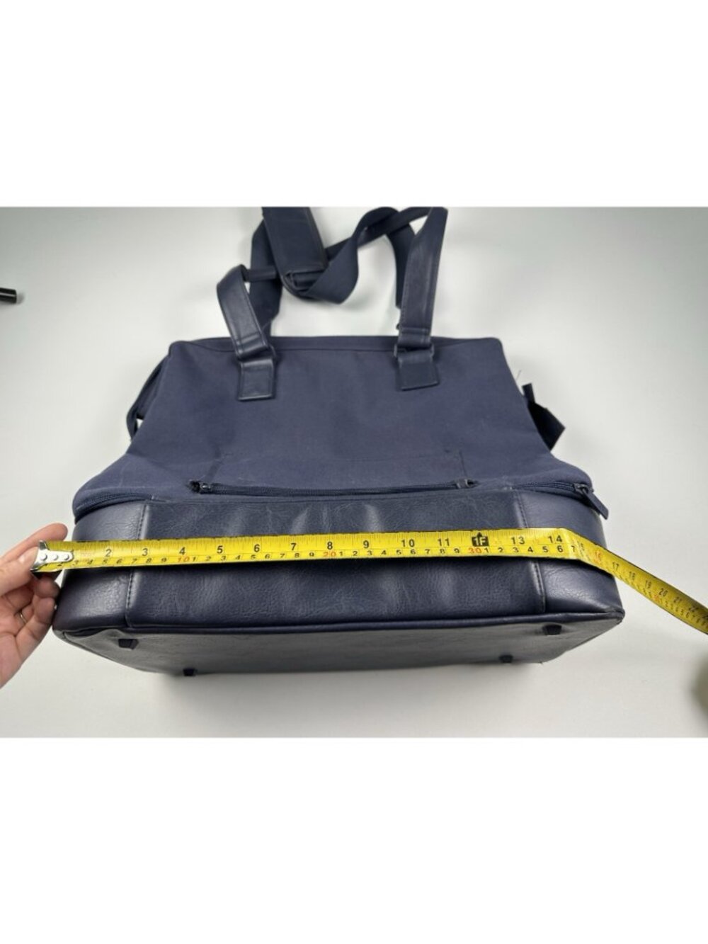 BEIS The Weekender Bag in Navy Blue Travel Tote - Picture 11 of 12